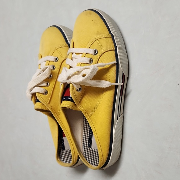 Yellow Tommy Hilfiger slides - Picture 3 of 8